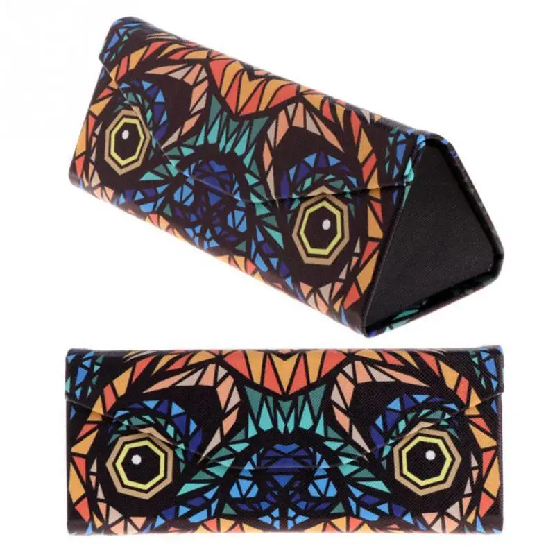 Portable Magnetic Glass Case Folding Sunglasses Box Cartoon Animal Printing Triangular PU Leather Case for Glasses Eyeglass #3
Portable Magnetic Glass Case Folding Sunglasses Box Cartoon Animal Printing Triangular PU Leather Case for Glasses Eyeglass #3