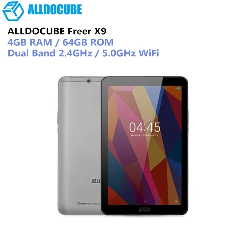 

ALLDOCUBE Freer X9 Tablet PC 8.9 inch Android 6.0 Tablets MTK8173 Quad Core 4GB 64GB 13MP Dual Wifi 2.4G/5G 2560*1600 IPS