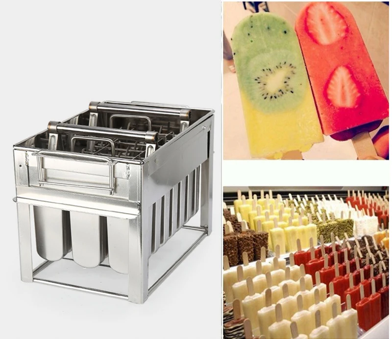 24pcs Stainless Steel Ice Lolly Mold Type 1 , Round head plate, 108ml, for ice cream molding
24pcs Stainless Steel Ice Lolly Mold Type 1 , Round head plate, 108ml, for ice cream molding