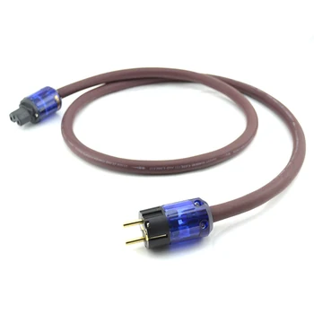 1.5M Golden Cross pure copper EU version power cable hifi supply line schuko audio line EU Schuko power cable with P-037E/C-037
1.5M Golden Cross pure copper EU version power cable hifi supply line schuko audio line EU Schuko power cable with P-037E/C-037