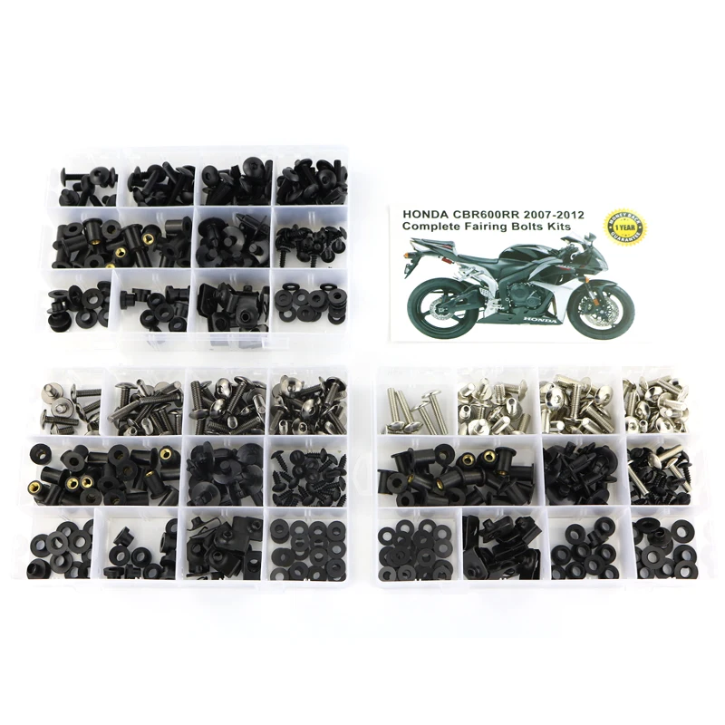 For Honda CBR600RR CBR 600RR 2007 2008-2012 Motorcycle Full Fairing Bolts Kit Washer Fastener Steel Fairing Clips Nuts OEM Style
For Honda CBR600RR CBR 600RR 2007 2008-2012 Motorcycle Full Fairing Bolts Kit Washer Fastener Steel Fairing Clips Nuts OEM Style