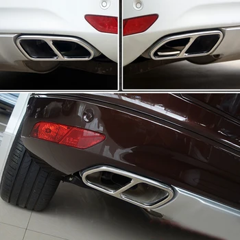 Rear Exhaust End Tip Pipes Muffler Cover Trim Stainless Steel 2pcs For Volvo XC60 2015-2017 car styling accessories
Rear Exhaust End Tip Pipes Muffler Cover Trim Stainless Steel 2pcs For Volvo XC60 2015-2017 car styling accessories