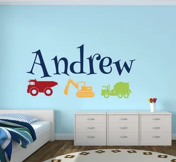 3 Trucks With Huge Custom Boys Name VInyl Wall Sticker Cute Truck Kis Nursery Bedroom Art Decor Wall Mural Removable Mural M-11
3 Trucks With Huge Custom Boys Name VInyl Wall Sticker Cute Truck Kis Nursery Bedroom Art Decor Wall Mural Removable Mural M-11