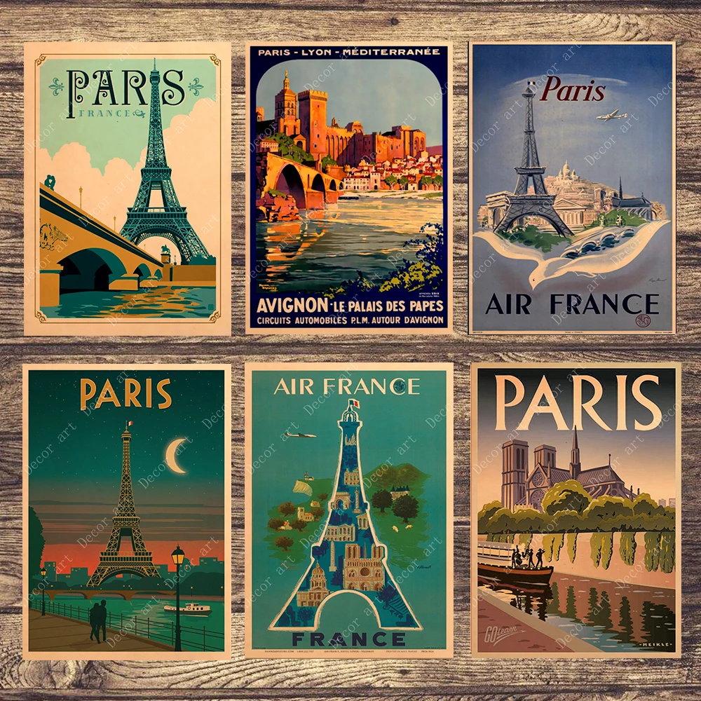 Europe Travel to France Paris Canvas Painting Vintage Wall Pictures Kraft Posters Coated Wall Stickers Home Decoration Gift
Europe Travel to France Paris Canvas Painting Vintage Wall Pictures Kraft Posters Coated Wall Stickers Home Decoration Gift