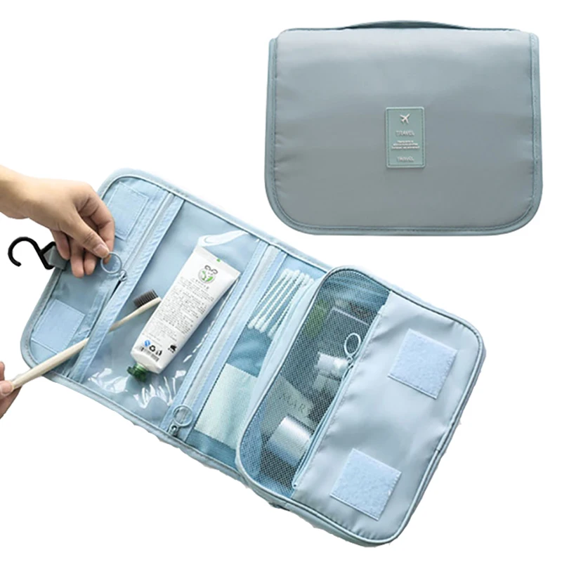 Cosmetic Storage Bag Wall-mounted Oxford Cloth Waterproof Pouch for Travel Bathroom and Toiletries Organizater
Cosmetic Storage Bag Wall-mounted Oxford Cloth Waterproof Pouch for Travel Bathroom and Toiletries Organizater