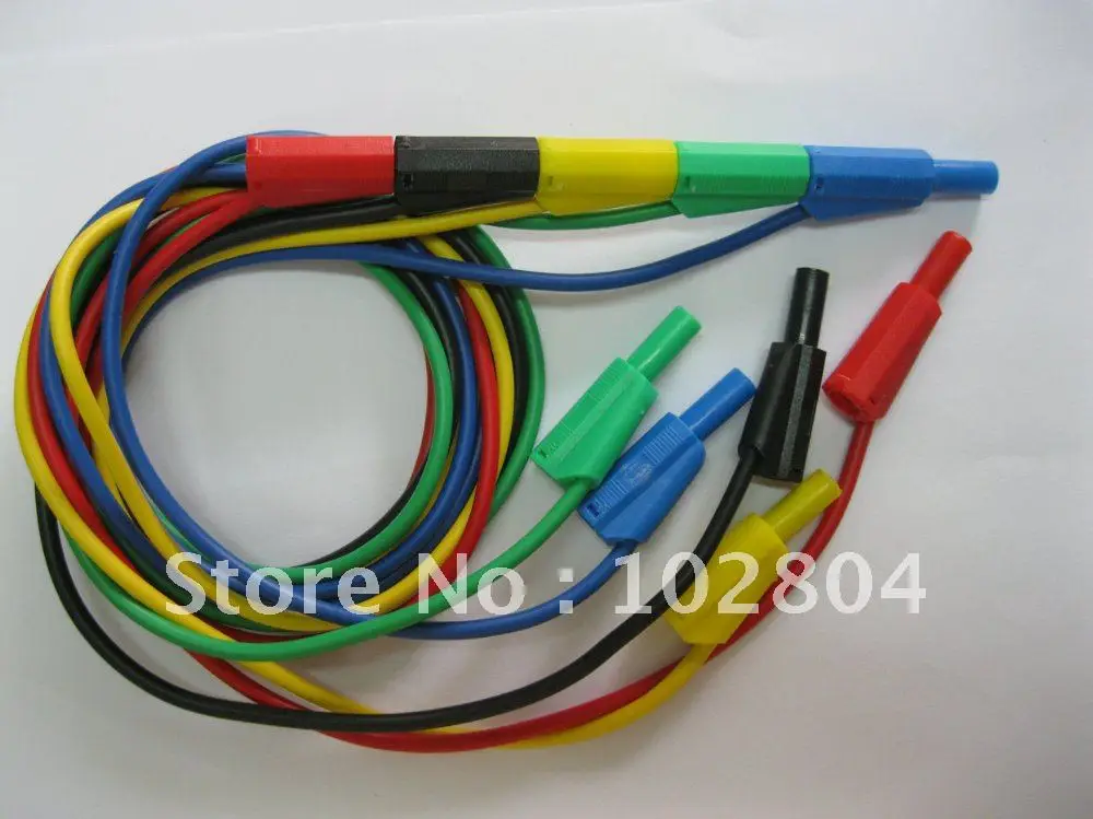 Safety protection Banana Plug to Banana Plug Silicone Cable High Voltage 5 Colors 25 Pcs Per Lot Brand New HOT Sale
Safety protection Banana Plug to Banana Plug Silicone Cable High Voltage 5 Colors 25 Pcs Per Lot Brand New HOT Sale