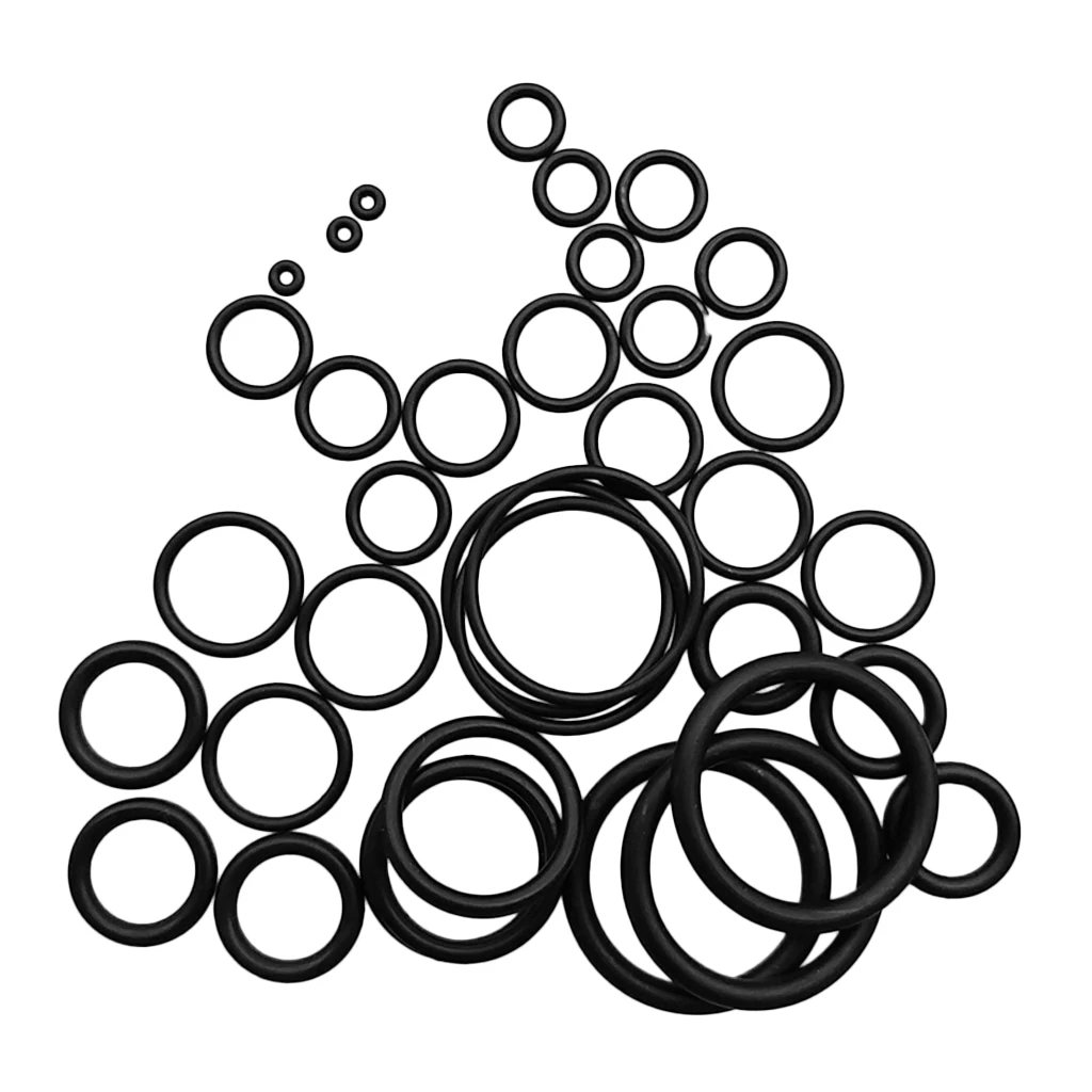36Pcs Flexible Nitrile Rubber O-Rings Replacement for Scuba Diving Dive Accessories
