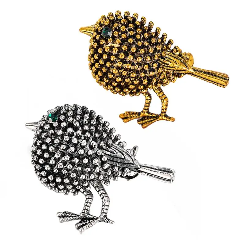 Gold Silver Vintage Brooches Cartoon Bird Brooch Pins for Women Dress Decoration Antique Scarf Collar Animal Brooch Pins jewelry
Gold Silver Vintage Brooches Cartoon Bird Brooch Pins for Women Dress Decoration Antique Scarf Collar Animal Brooch Pins jewelry