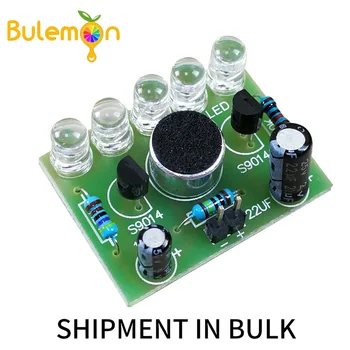 3pcs/lot Funny Kits Voice Control LED Melody Light DIY Kits Production Suite Small Electronic Learning Electronic Kits
3pcs/lot Funny Kits Voice Control LED Melody Light DIY Kits Production Suite Small Electronic Learning Electronic Kits