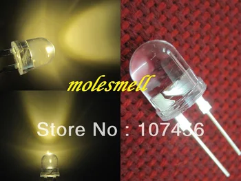 20pcs 0.5w 10mm 250000mcd LED Lamp -Ultra Bright warm white LEDs DIY 10mm light-emitting diode
20pcs 0.5w 10mm 250000mcd LED Lamp -Ultra Bright warm white LEDs DIY 10mm light-emitting diode