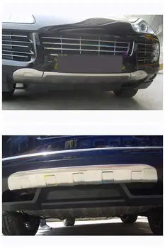 Aluminum Front + Rear Bumper Protector Skid Plate Guard Trim for Porsche Cayenne 2008 2009 2010 2015-2017
Aluminum Front + Rear Bumper Protector Skid Plate Guard Trim for Porsche Cayenne 2008 2009 2010 2015-2017