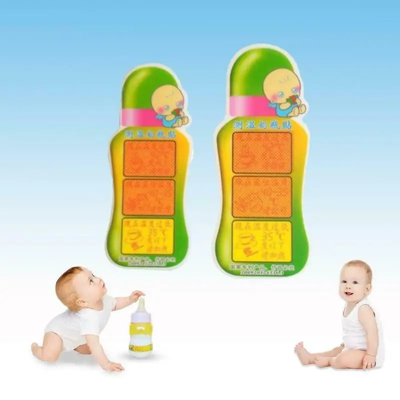 1 Horizontal Sticker+2 Vertical Stickers Baby Bottle Thermometer Sticker Bottle Thermometer Be Disinfected Non-toxic Thermometer
1 Horizontal Sticker+2 Vertical Stickers Baby Bottle Thermometer Sticker Bottle Thermometer Be Disinfected Non-toxic Thermometer