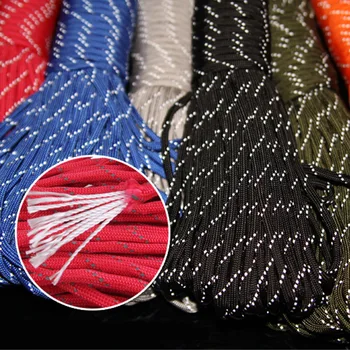 31m 9 Strand Reflective Paracord Parachute Tent Wind Rope Fixed Rope Fishing Line Clothesline Multipurpose Rope 7 Colors
31m 9 Strand Reflective Paracord Parachute Tent Wind Rope Fixed Rope Fishing Line Clothesline Multipurpose Rope 7 Colors