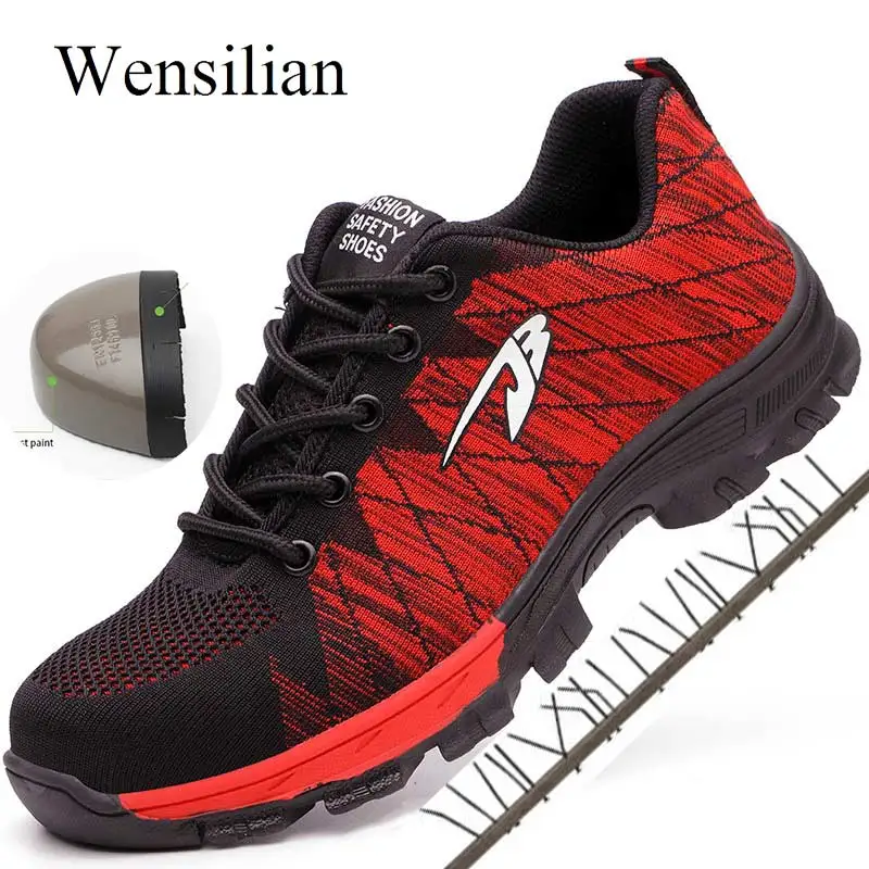 Upgrade Work Safety Boots Steel Toe Cap Work Shoes Anti-perforation Steel Sole Boots Men Protective Footwear Zapatillas Hombre
Upgrade Work Safety Boots Steel Toe Cap Work Shoes Anti-perforation Steel Sole Boots Men Protective Footwear Zapatillas Hombre