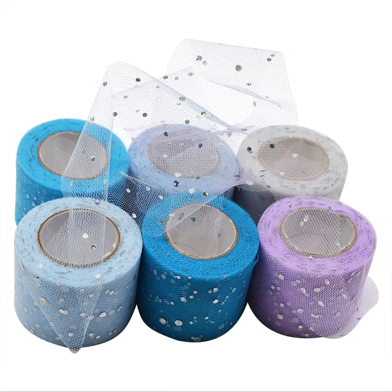 Glitter Sequins Sheer Crystal Tulle Roll 25 yards 5cm Flash Spool Tutu Organza DIY Tutu Tulle Craft Wedding Party Decoration
Glitter Sequins Sheer Crystal Tulle Roll 25 yards 5cm Flash Spool Tutu Organza DIY Tutu Tulle Craft Wedding Party Decoration