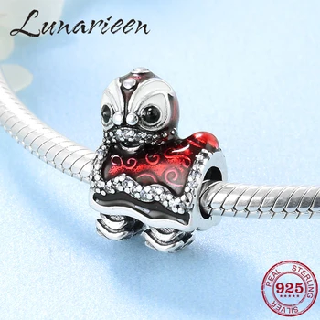 925 Sterling Silver Chinese style red lion dance DIY beads Fit Original Pandora Charm Bracelet Jewelry making Jewelry gift
925 Sterling Silver Chinese style red lion dance DIY beads Fit Original Pandora Charm Bracelet Jewelry making Jewelry gift
