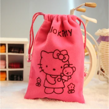 Free shipping New Top grade 1pc Velvet pouch Hello Kitty size 14cm*10cm Storage bag for dice and games accessories
Free shipping New Top grade 1pc Velvet pouch Hello Kitty size 14cm*10cm Storage bag for dice and games accessories