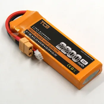 TCB RC Drone LiPo Battery 7.4V 2200mAh 25C 2S For RC Airplan Car Helicopter Quadrotor Boat Rechargeable AKKU Free Shipping
TCB RC Drone LiPo Battery 7.4V 2200mAh 25C 2S For RC Airplan Car Helicopter Quadrotor Boat Rechargeable AKKU Free Shipping