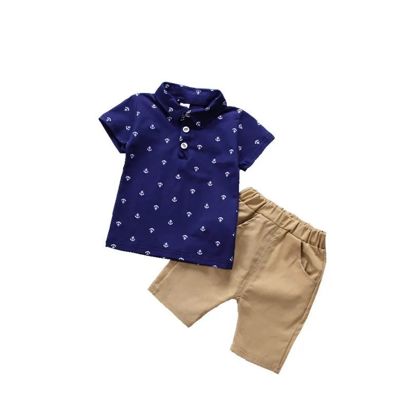 2019 fashion boys clothes set Summer baby kids cotton infant clothing set Navy blue White Children Shirts+Shorts 2pcs Suits
2019 fashion boys clothes set Summer baby kids cotton infant clothing set Navy blue White Children Shirts+Shorts 2pcs Suits