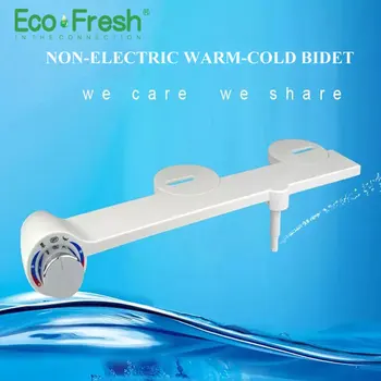Ecofresh Hot Cold Water Non-Electric simple Toilet Seat Bidet Sprayer Nozzle Toilet Seat Gynecological Washing shower
Ecofresh Hot Cold Water Non-Electric simple Toilet Seat Bidet Sprayer Nozzle Toilet Seat Gynecological Washing shower