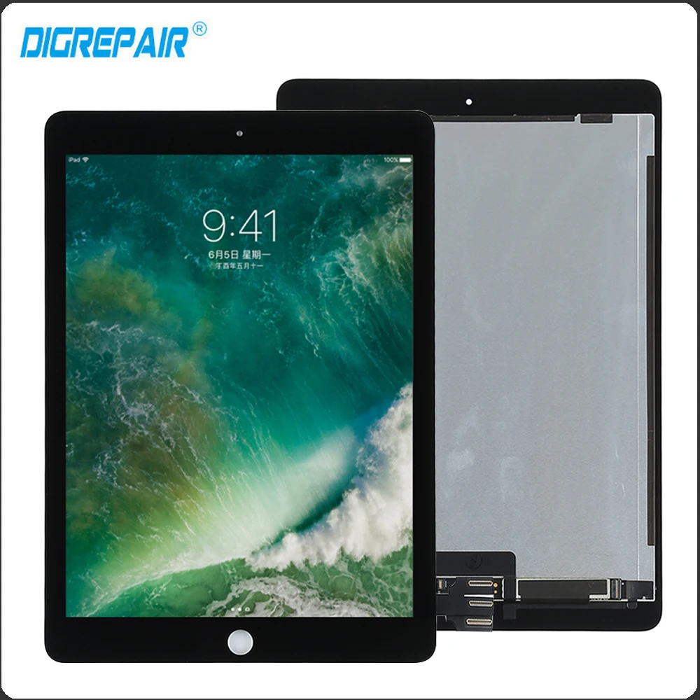 Black For iPad Pro 9.7 LCD A1673 A1674 A1675 LCD Display Touch Screen Digitizer Assembly Replacements For ipad Pro 9.7 Screen
Black For iPad Pro 9.7 LCD A1673 A1674 A1675 LCD Display Touch Screen Digitizer Assembly Replacements For ipad Pro 9.7 Screen