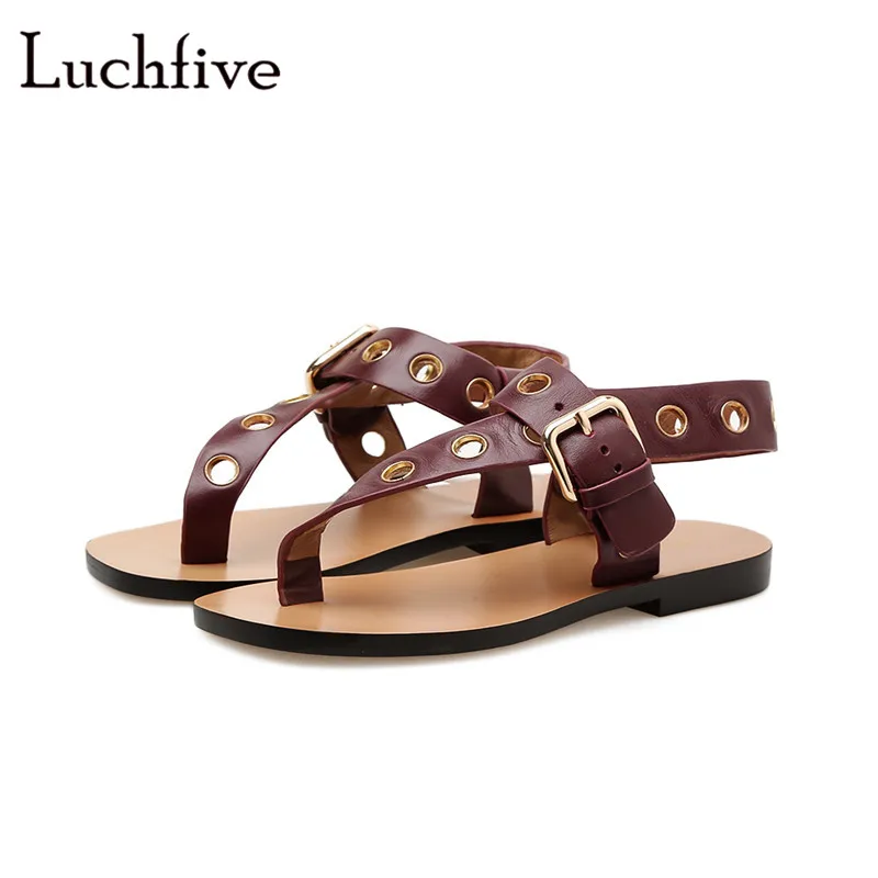 New flip flop women slippers black red hole buckle slides genuine leather low heels leisure outwear summer female shoes
New flip flop women slippers black red hole buckle slides genuine leather low heels leisure outwear summer female shoes