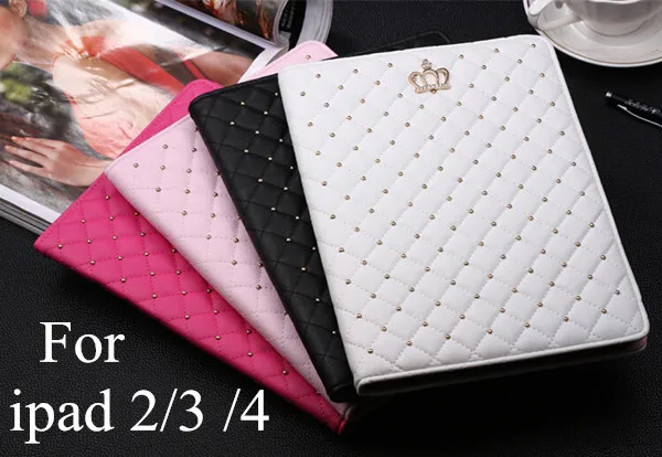 high quality Crown Grid case cover for apple iPad 2 pu leather for iPad 3 ipad 4 Tablet Case 9.7" Wake Up Sleep Smart Stand Bag
high quality Crown Grid case cover for apple iPad 2 pu leather for iPad 3 ipad 4 Tablet Case 9.7" Wake Up Sleep Smart Stand Bag