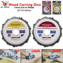 115x22mm Circular saw blade Chainsaw Chain Wood Carving Disc Woodworking Angle Grinders Universal for wood cutting discs 4.5inch
115x22mm Circular saw blade Chainsaw Chain Wood Carving Disc Woodworking Angle Grinders Universal for wood cutting discs 4.5inch