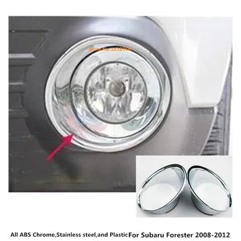 Car front fog light lamp frame stick styling ABS Chrome cover trim parts hoods moulding 2pcs For subaru Forester 2008 2009-2012 
Car front fog light lamp frame stick styling ABS Chrome cover trim parts hoods moulding 2pcs For subaru Forester 2008 2009-2012