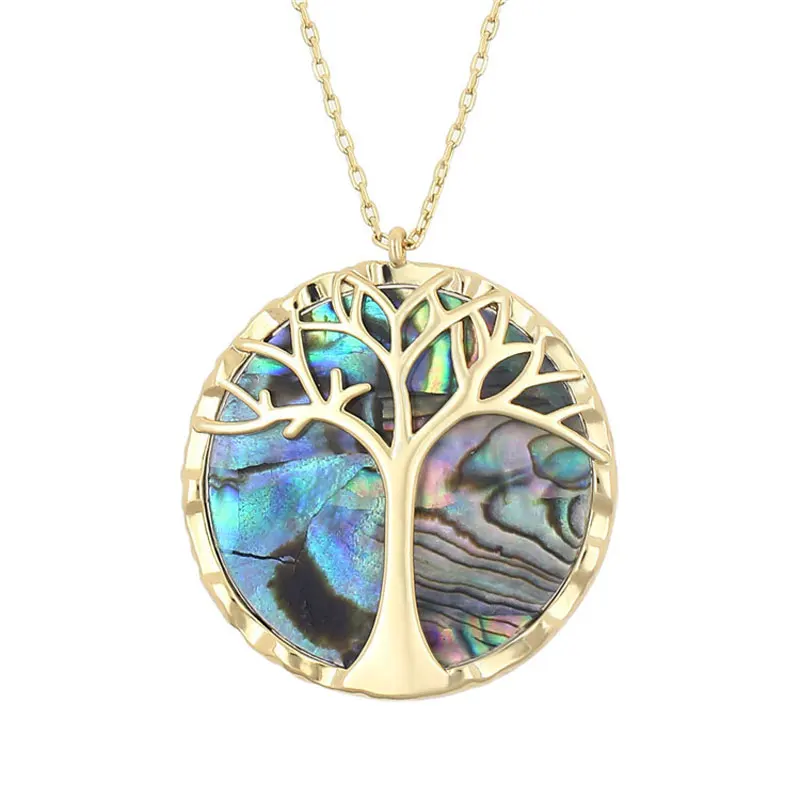 Fashion Tree of Life Natural Shell Round Pendant Necklace gilding plating Necklace Silver Gold Elegant Ladies Jewelry Gifts
Fashion Tree of Life Natural Shell Round Pendant Necklace gilding plating Necklace Silver Gold Elegant Ladies Jewelry Gifts