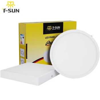 T-SUNRISE LED Panel Light Surface Mounted ceiling lights Aluminum Plate LED Flat Lamp Round LED Ceiling Recessed Lamp AC85V-265V
T-SUNRISE LED Panel Light Surface Mounted ceiling lights Aluminum Plate LED Flat Lamp Round LED Ceiling Recessed Lamp AC85V-265V