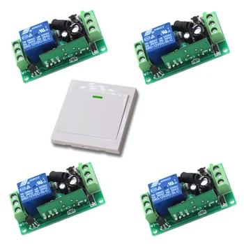 12V/24V Wireless Remote Control Switch Light Switch Radio Controller 10A 1Ch Relay Wall Transmitter Learning Code 315/433Mhz
12V/24V Wireless Remote Control Switch Light Switch Radio Controller 10A 1Ch Relay Wall Transmitter Learning Code 315/433Mhz
