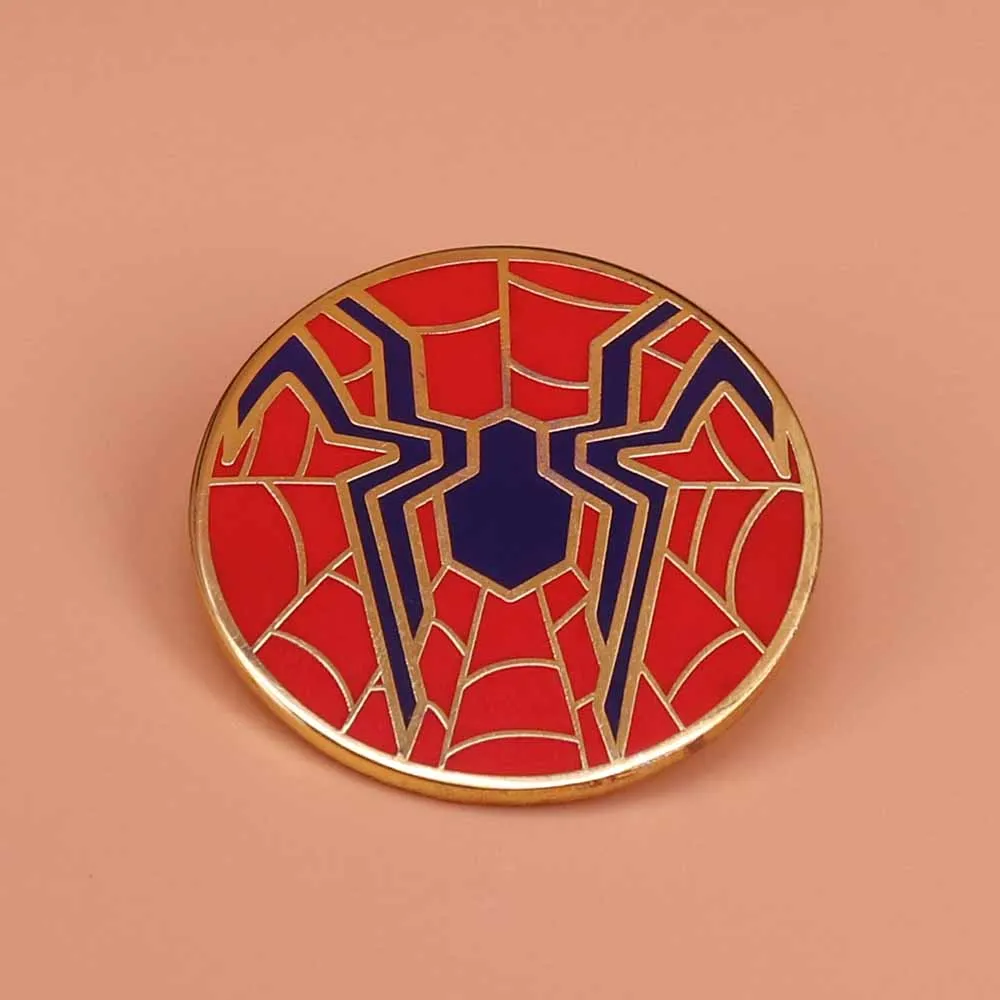 Spider enamel pin red web round badge horror black widow brooch animal insect pin Halloween gift men women shirt backpack access
Spider enamel pin red web round badge horror black widow brooch animal insect pin Halloween gift men women shirt backpack access