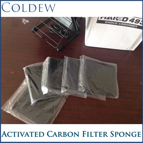 10 pcs high quality Activated Carbon Filter Sponge for Hakko 493 Solder Smoke Absorber ESD Fume Extractor size 13cm*13cm
10 pcs high quality Activated Carbon Filter Sponge for Hakko 493 Solder Smoke Absorber ESD Fume Extractor size 13cm*13cm