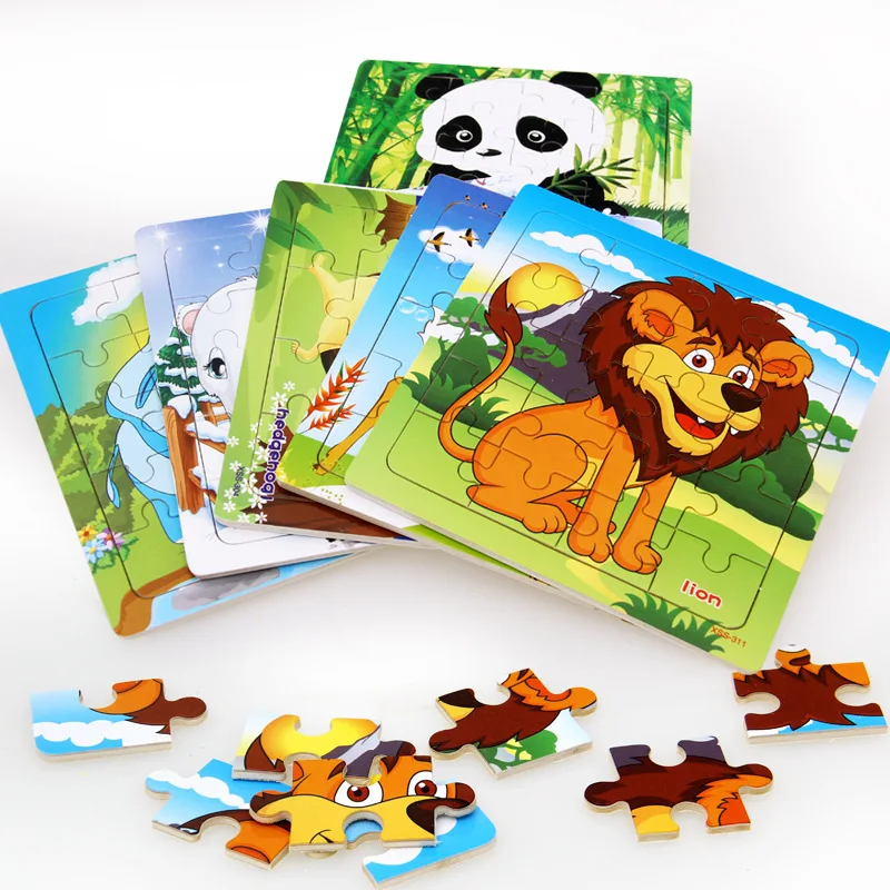 1PC Kids Toy Wood Puzzle Small Size 11*11cm Wooden 3D Puzzle Jigsaw for Children Baby Cartoon Animal Puzzles Educational Toy
1PC Kids Toy Wood Puzzle Small Size 11*11cm Wooden 3D Puzzle Jigsaw for Children Baby Cartoon Animal Puzzles Educational Toy