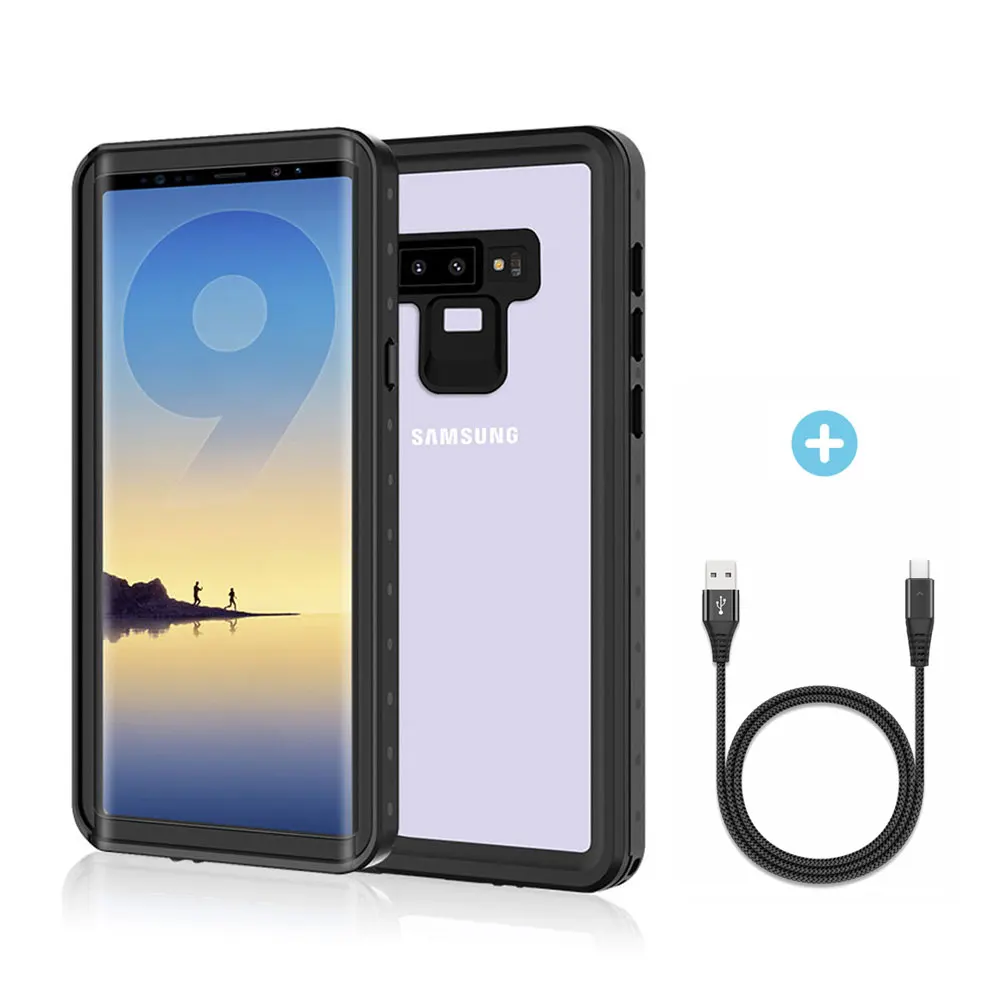 Waterproof Case for Galaxy Note 9 Case,Verhux Underwater Full Body Clear Protective Cover with Military Tested Shockproof Design
Waterproof Case for Galaxy Note 9 Case,Verhux Underwater Full Body Clear Protective Cover with Military Tested Shockproof Design