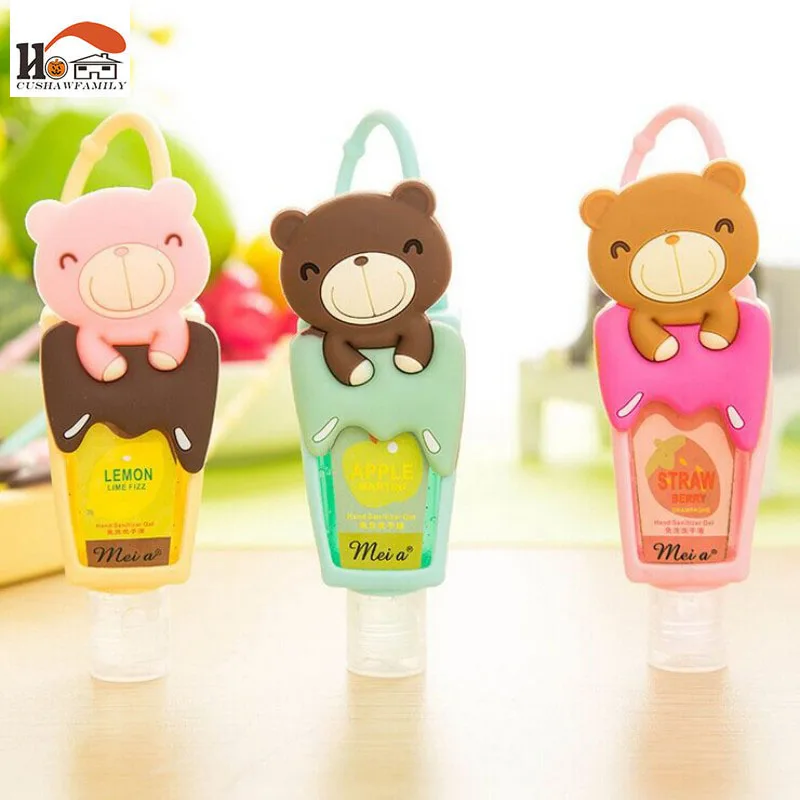 1pcs Cute Teddy Bear hung Travel portable Mini Plastic hand sanitizer/Shampoo/Makeup fluid bottle Bathroom with empty bottle
1pcs Cute Teddy Bear hung Travel portable Mini Plastic hand sanitizer/Shampoo/Makeup fluid bottle Bathroom with empty bottle