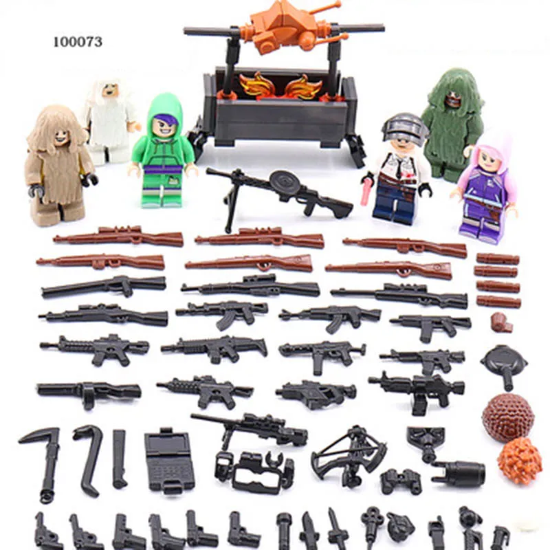 NEW Compatible LegoINGlys MILITARY PUBG Army Soldiers Figures SWAT War Model Building Blocks toys for Kids Children Gifts
NEW Compatible LegoINGlys MILITARY PUBG Army Soldiers Figures SWAT War Model Building Blocks toys for Kids Children Gifts