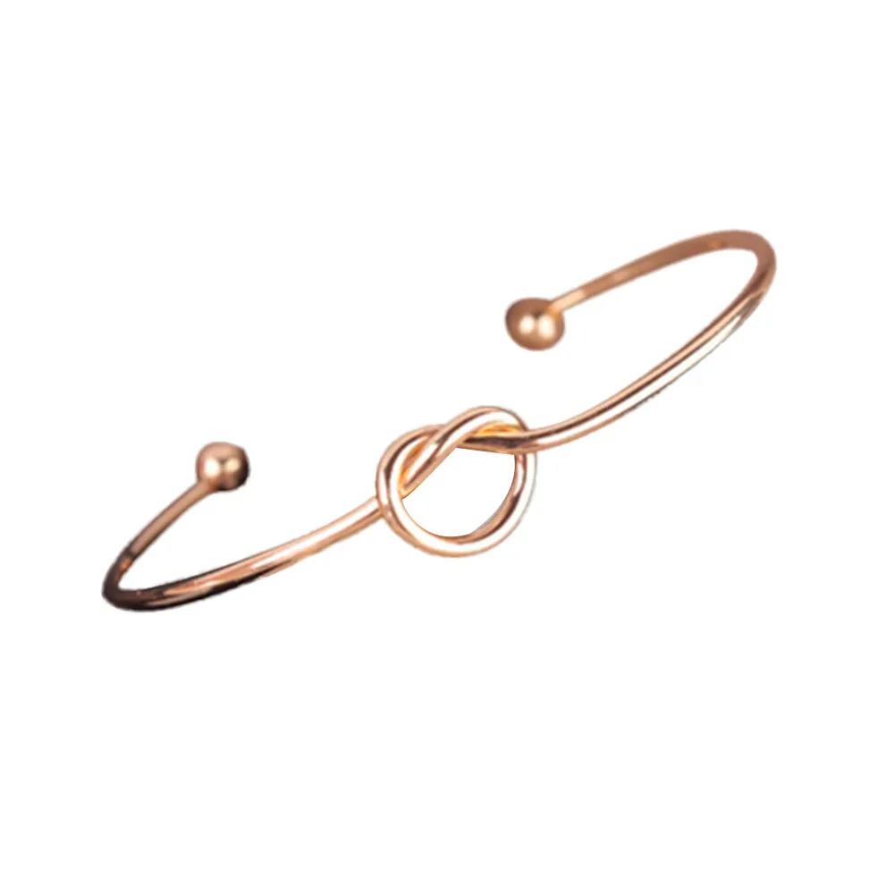 Bracelets For Women 2019 Chic Fashion Simple Knot Bangle Cuff Opening Bracelet Copper Casting Jewelry Men jewelry
Bracelets For Women 2019 Chic Fashion Simple Knot Bangle Cuff Opening Bracelet Copper Casting Jewelry Men jewelry