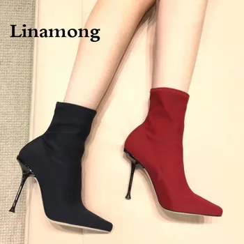 2018 Newest Fashion Europe And America Hottes Elasticity Boot Sexy Thin High Heel Pointed Toe Winter Women Boots Normal Size
2018 Newest Fashion Europe And America Hottes Elasticity Boot Sexy Thin High Heel Pointed Toe Winter Women Boots Normal Size