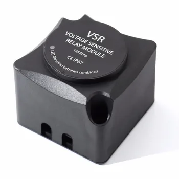 Voltage Sensing Relay (VSR) 12/24V 125Amp IP67--Automatic charing relay to avoid dead battery 
Voltage Sensing Relay (VSR) 12/24V 125Amp IP67--Automatic charing relay to avoid dead battery