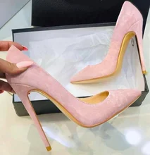 Newest Pink Suede Shallow Women Shoes High Heels Pointed Toe Stiletto Heels Dress Shoes Ladies Wedding Shoes Bride 12 10 8cm
Newest Pink Suede Shallow Women Shoes High Heels Pointed Toe Stiletto Heels Dress Shoes Ladies Wedding Shoes Bride 12 10 8cm