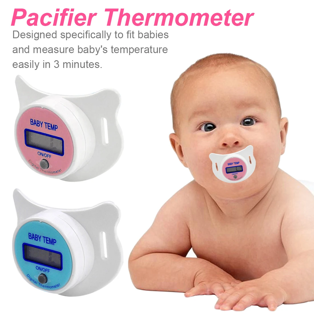 Baby Nipple Thermometer Medical Silicone Pacifier LCD Digital Children's Thermometer Health Safety Care Thermometer For Children
Baby Nipple Thermometer Medical Silicone Pacifier LCD Digital Children's Thermometer Health Safety Care Thermometer For Children