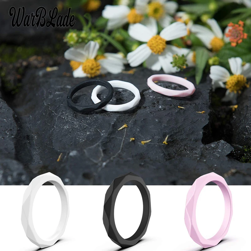 WBL New 3mm Food Grade FDA Silicone Rings Geometric Shape Hypoallergenic Flexible Rubber Finger Ring For Women Wedding Bands
WBL New 3mm Food Grade FDA Silicone Rings Geometric Shape Hypoallergenic Flexible Rubber Finger Ring For Women Wedding Bands