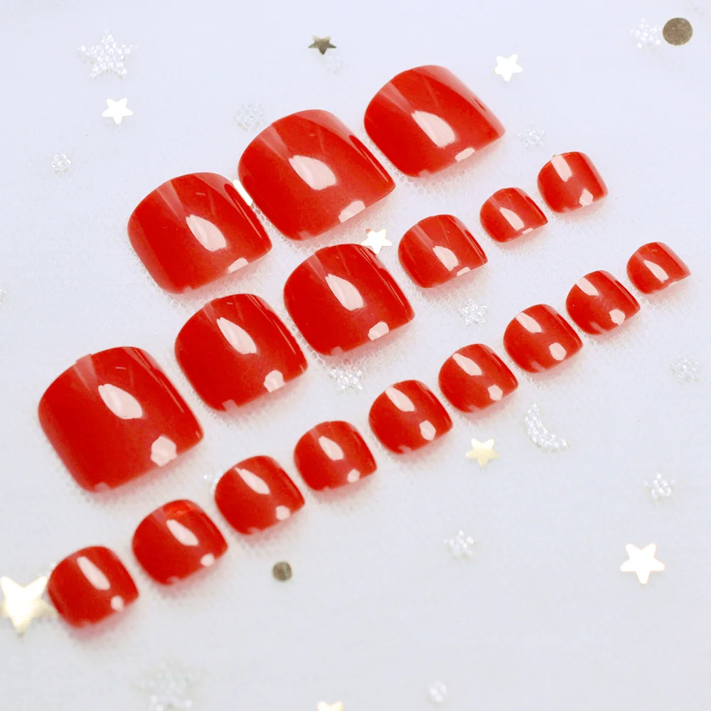 Sexy Red Candy Color ToeNails Acrylic False Fake Toe Nails Tips For Nail Art Decor DIY, Full Nail Tips
Sexy Red Candy Color ToeNails Acrylic False Fake Toe Nails Tips For Nail Art Decor DIY, Full Nail Tips