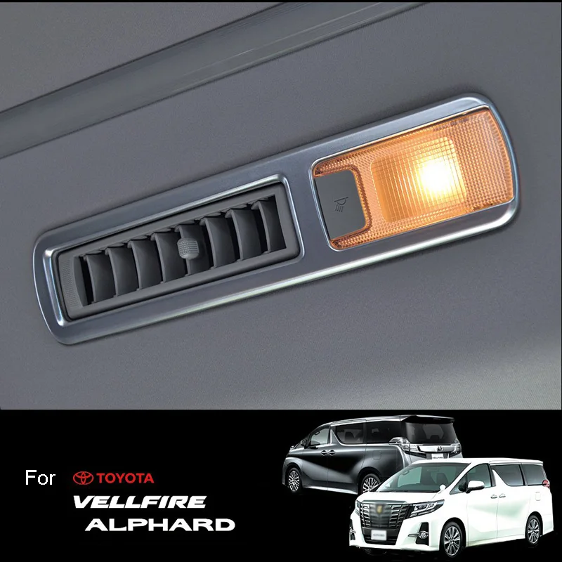 For Toyota Alphard Vellfire 2015 2016 2017 Front Console Air Conditioning Outlet Cover AC Vent Trim Internal Car-Styling Frame
For Toyota Alphard Vellfire 2015 2016 2017 Front Console Air Conditioning Outlet Cover AC Vent Trim Internal Car-Styling Frame