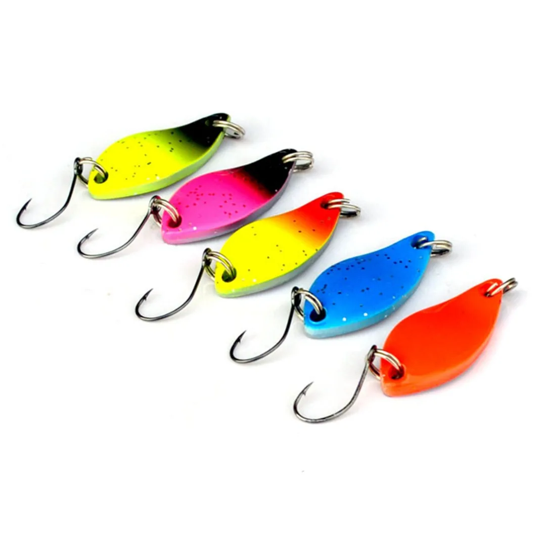 Mayitr 7Pcs Colorful Spoon Fishing Baits Spoons Trout Artificial Lures Fishing Spinner Bait Single Hook Tackle 3cm/5g
Mayitr 7Pcs Colorful Spoon Fishing Baits Spoons Trout Artificial Lures Fishing Spinner Bait Single Hook Tackle 3cm/5g