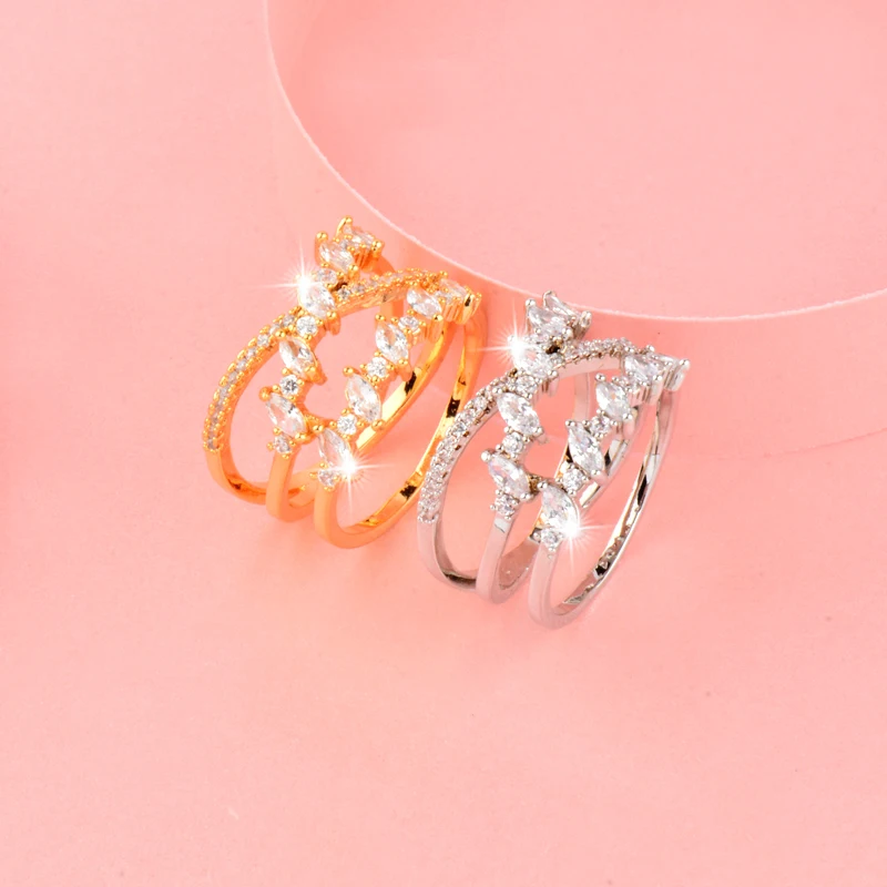 SINLEERY Fashion Dazzling CZ Stones Crystal 3 Layers Rings For Women Gold Silver Color Wedding Party Luxury Jewelry CZ004 SSH
SINLEERY Fashion Dazzling CZ Stones Crystal 3 Layers Rings For Women Gold Silver Color Wedding Party Luxury Jewelry CZ004 SSH