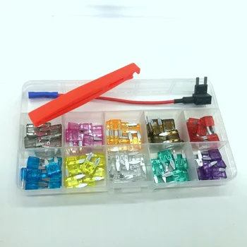 100pcs Mini Auto blade fuse assorted box with Fuse tap for Car and boat use 2-35A 10sizes
100pcs Mini Auto blade fuse assorted box with Fuse tap for Car and boat use 2-35A 10sizes