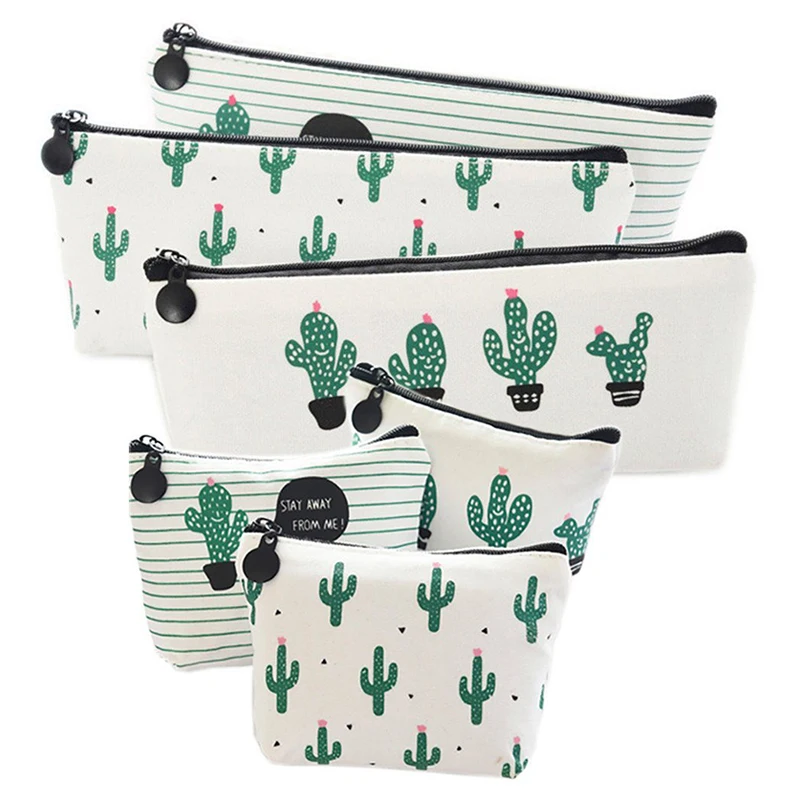 Canvas students' school bag box pencil case wallet wallet cosmetic bag cactus set 6 pcs
Canvas students' school bag box pencil case wallet wallet cosmetic bag cactus set 6 pcs